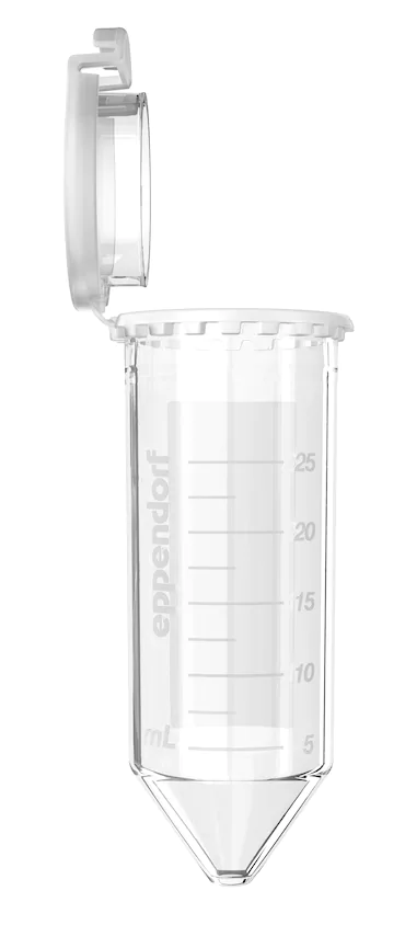 艾本德Eppendorf Conical Tubes 25 mL 帶鎖扣蓋 SnapTec?, 25 mL, 啟動套裝，4  個單離心管架，6  個轉(zhuǎn)子適配器，轉(zhuǎn)子孔可容納 50  mL 錐形管, P
