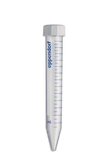 艾本德Eppendorf Conical Tubes, 15 mL, 無菌、無熱原, 無RNase和DNase, 無DNA, 無色, 500 個 (10 包 × 50 個)貨號 0030122151